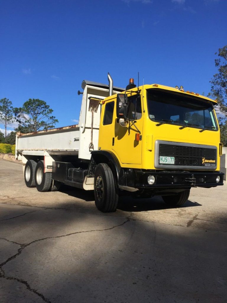 NS Earthmoving - Big Yellow Dump Truck